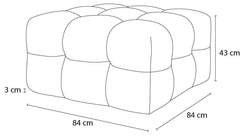 Okrovožltá podnožka Cloud – Bobochic Paris
