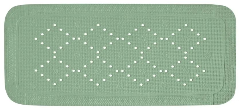Spirella Protišmyková podložka do vane ALASKA, zelená, 71 x 36 cm