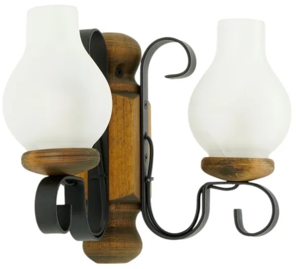 Brilagi - Nástenné svietidlo RUSTIC 2xE14/40W/230V buk/orech