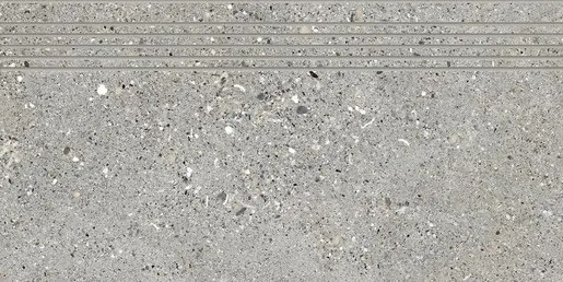 Schodovka Fineza Breccia sivá 30x60 cm mat SCBRECCIA36GR