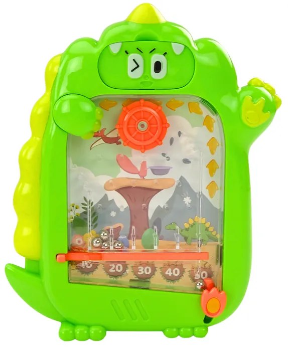 LEAN TOYS Vrecková hra na kreslenie 2v1 - Zelený dinosaurus