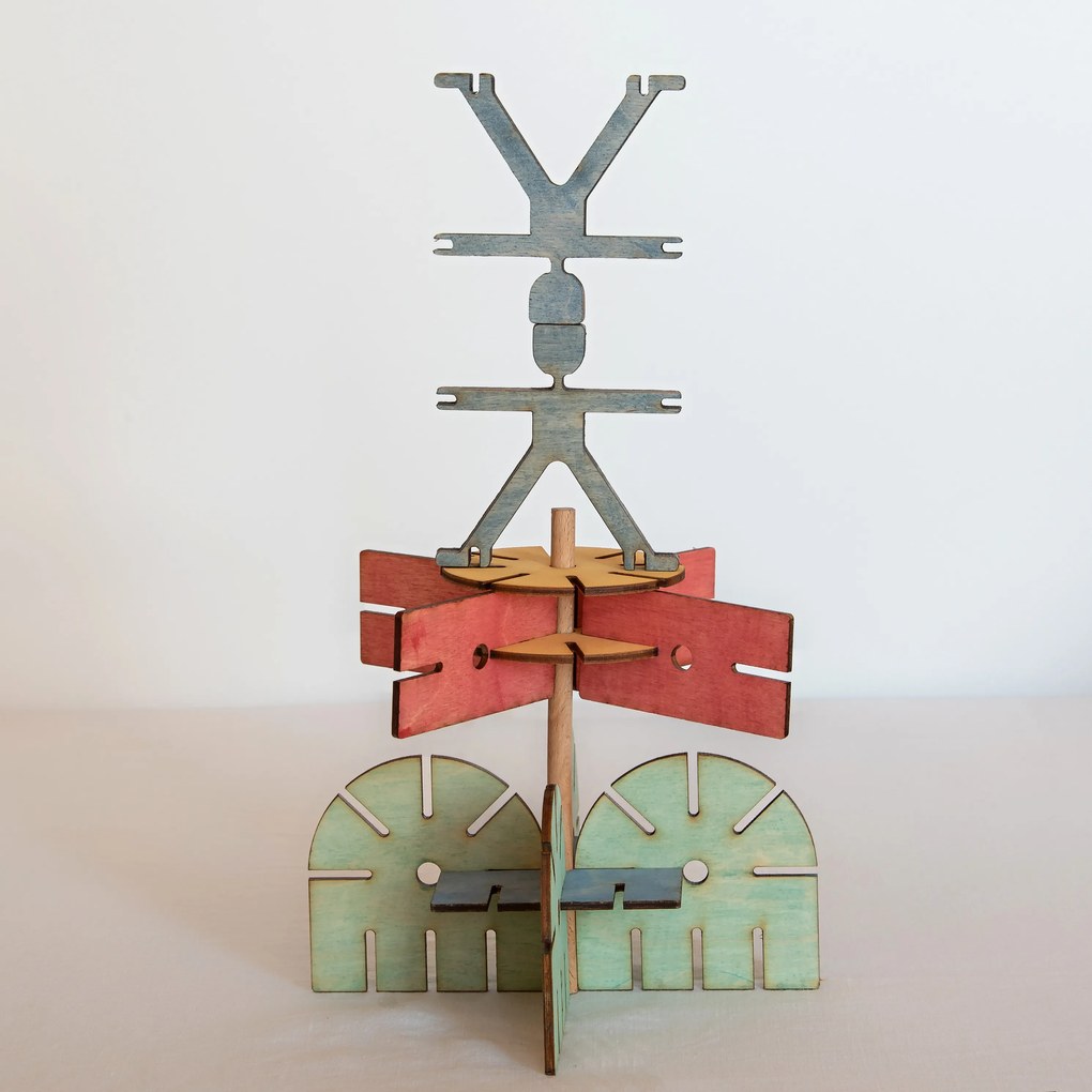 Stavebnica Creative design kit - farebná