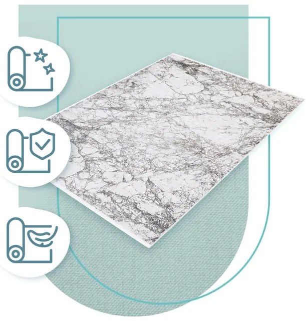 Koberec Arte Magic Marble sivý