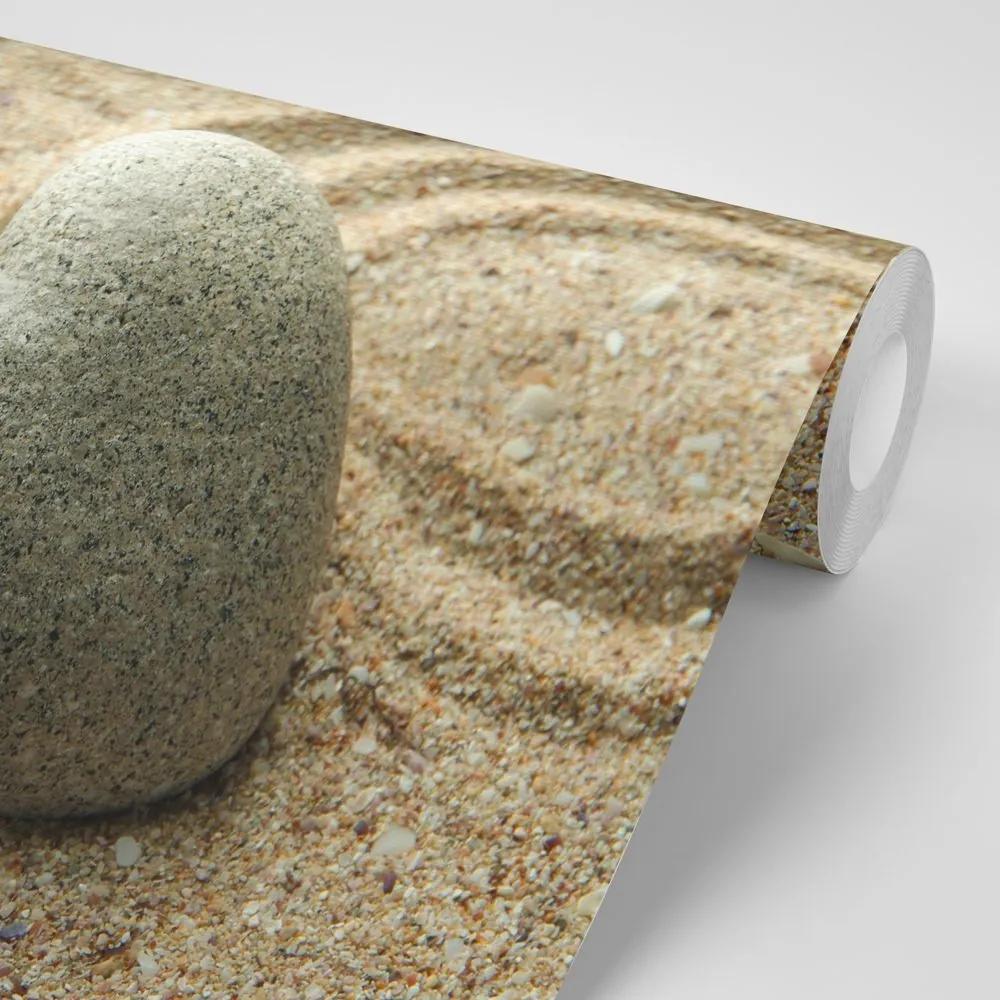 Samolepiaca fototapeta Zen kameň v tvare srdca - 150x100