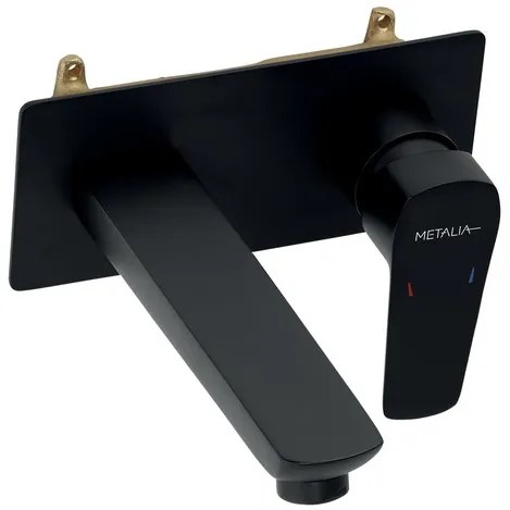 Novaservis Metalia 58 umývadlová batéria vrátane podomietkového telesa čierna 58200,5 58200.5