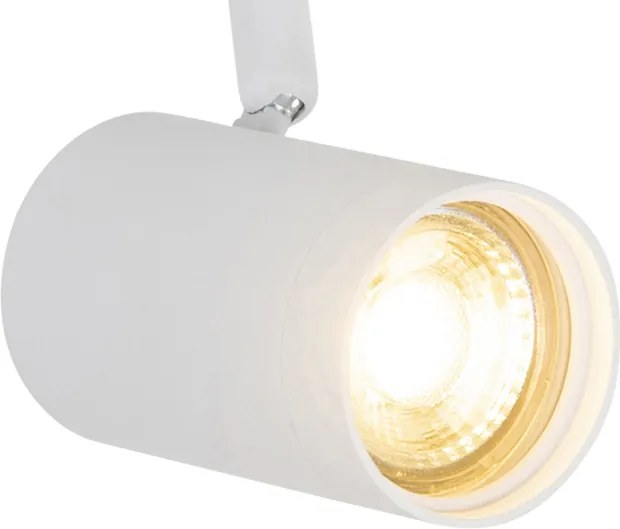 Inteligentný koľajnicový systém biely 1-fázový 3-svetelný vrátane Wifi GU10 - Iconic Jeana