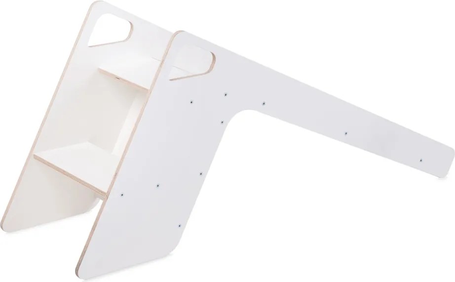 Drevená šmýkačka Baby biela