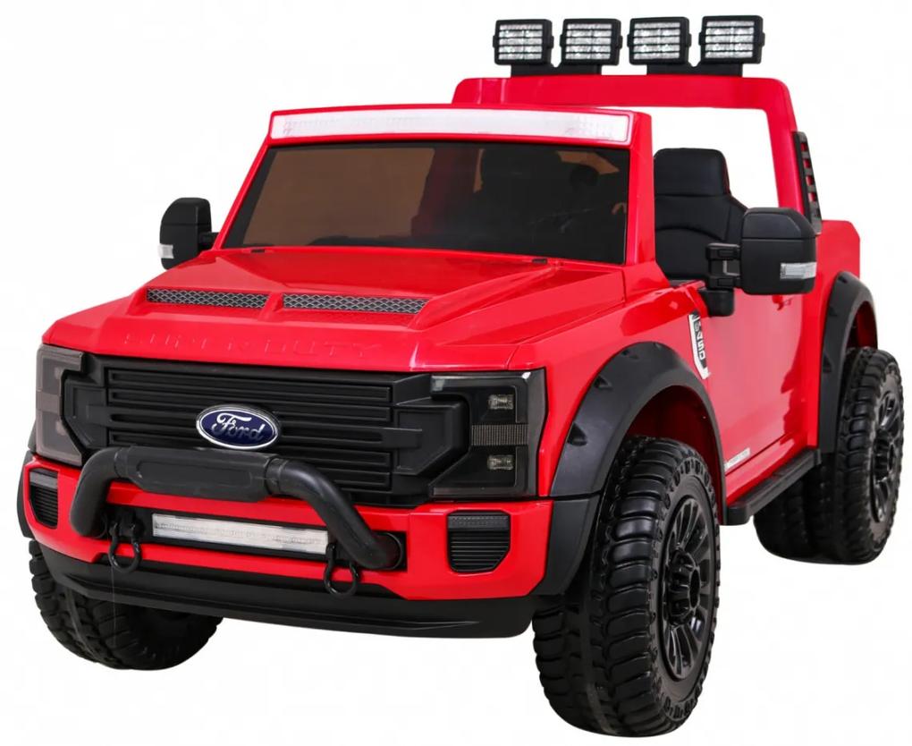RAMIZ Elektrické autíčko - Ford Super Duty - červené -  4x45W - 12V 14Ah - 2023