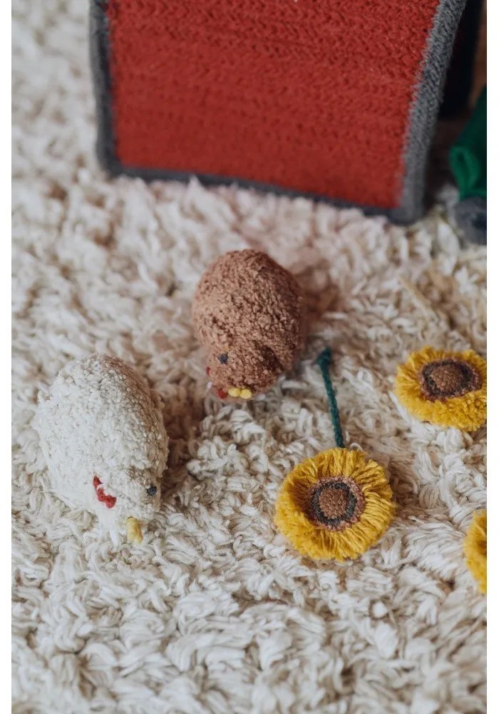 Béžový bavlnený detský hrací koberec 120x170 cm Farm Fields – Lorena Canals