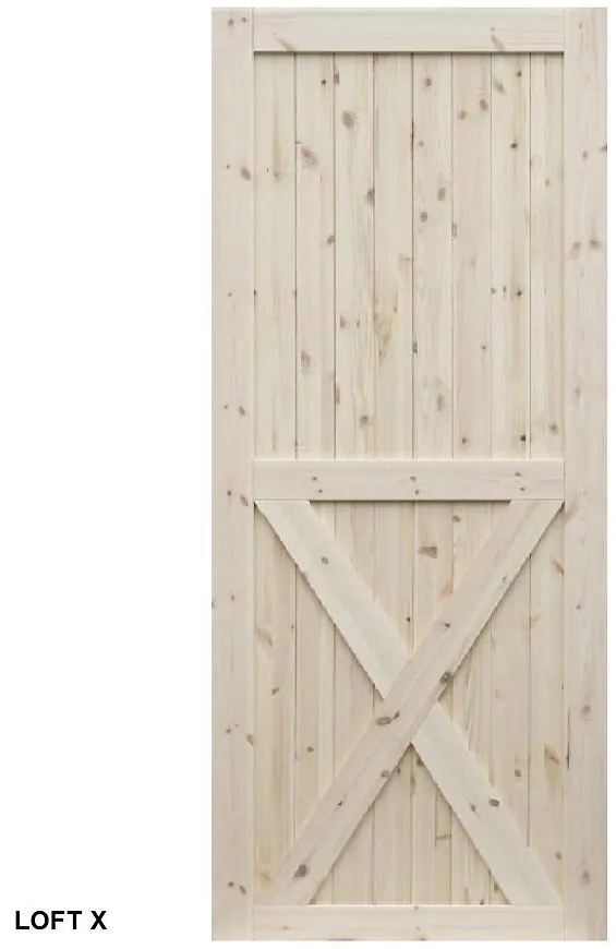 Dvere posuvné na mieru Loft X