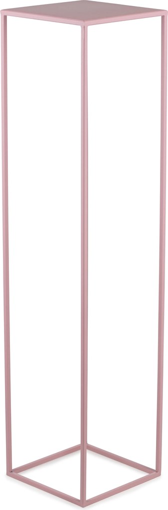 STOJAN NA KVETINÁČ SIMPLE 100X24X24 CM RUŽOVÁ