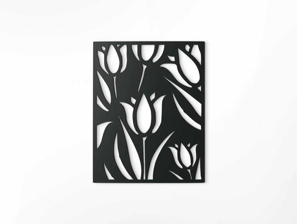 drevko Drevený obraz Rozkvitnuté tulipány
