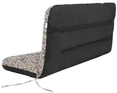 Vankúš na hojdačku ANIA 120 cm beige coffee