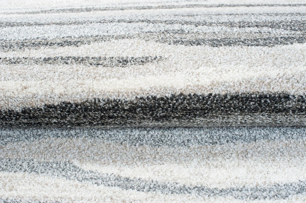 TA Koberec K186A STREDNE SIVÉ SARI B1X Rozmer: 120x200 cm