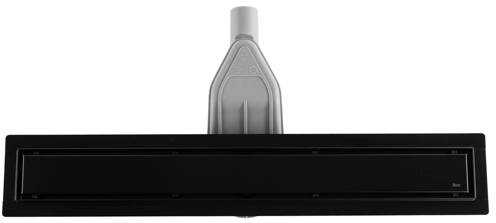 Rea NEOX Superflow, odtokový sprchový žľab 60 cm, čierna matná, REA-G7805