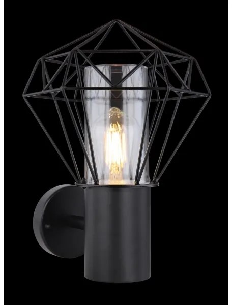 Globo 31355 - Vonkajšie nástenné svietidlo HORACE 1xE27/15W/230V IP44