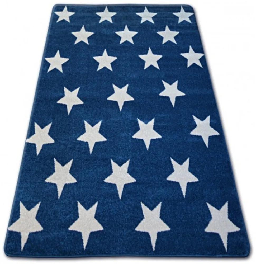 Kusový koberec Stars modrý, Velikosti 200x290cm