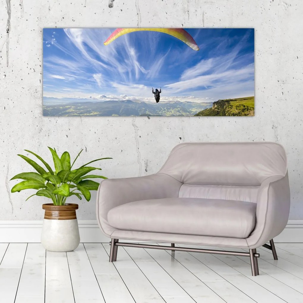 Obraz - Paragliding (120x50 cm)