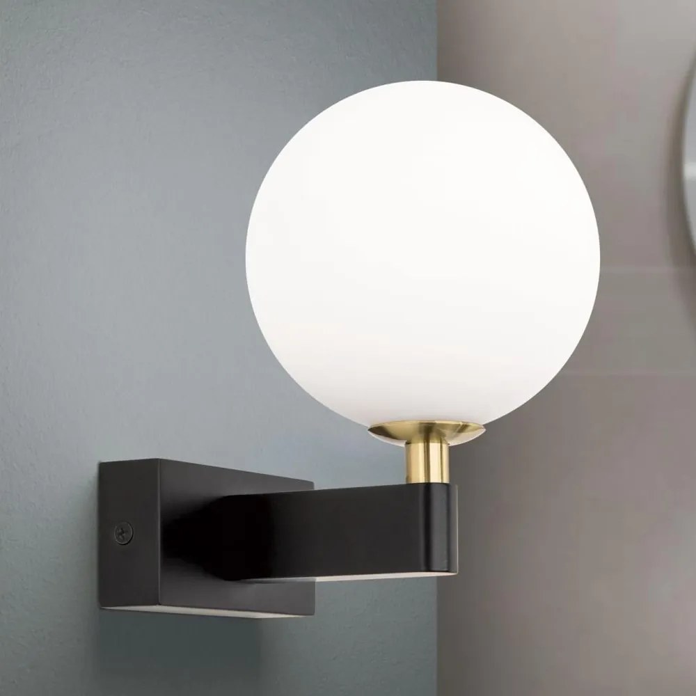 Orion WA 2-1375/1 - Kúpeľňové nástenné svietidlo MARA 1xG9/20W/230V IP44 čierna