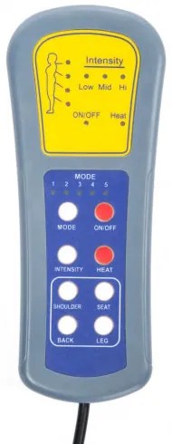 vidaXL Elektrické sklápacie masážne kreslo bledosivé umelá semišová koža-