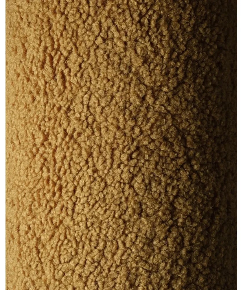 Hnedý detský pohovkový vankúš z textílie buklé Bear – Wigiwama