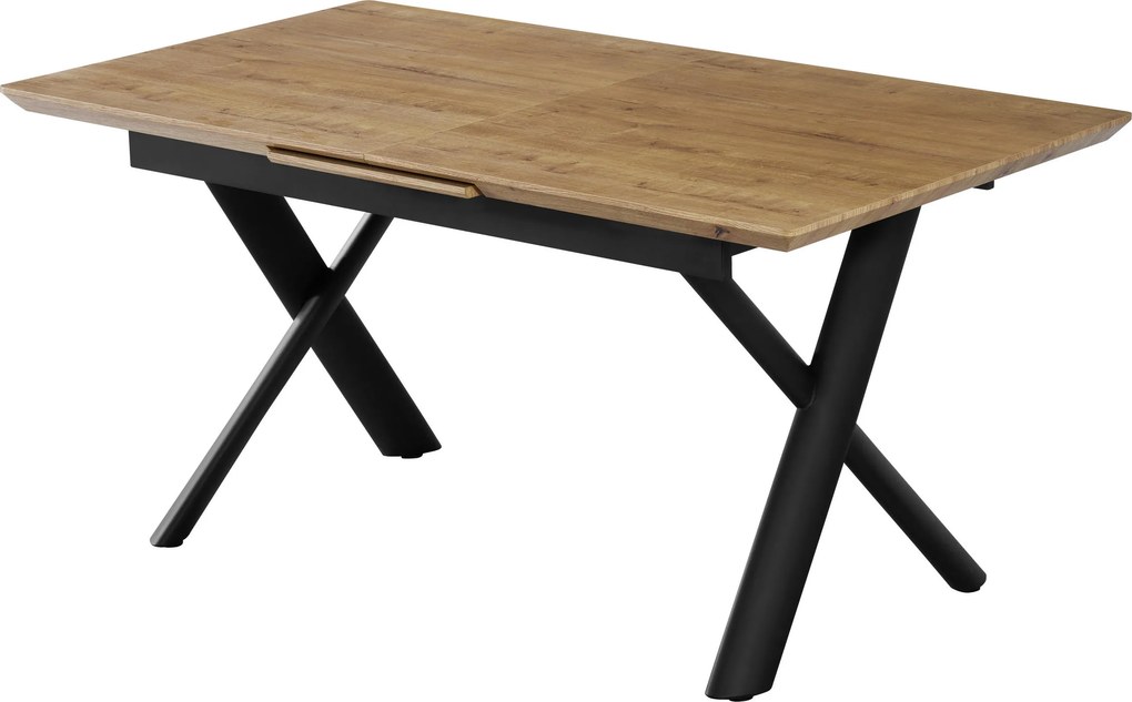 XXXLutz JEDÁLENSKÝ STÔL, čierna, farba duba, 200/90/76 cm Livetastic - Stoly - 002857009601
