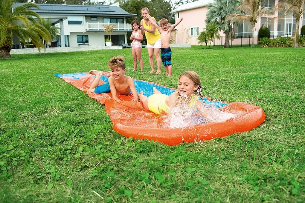 Bestway_A Vodná šmykľavka dvojitá Bestway H2OGO! 4.88m 52328