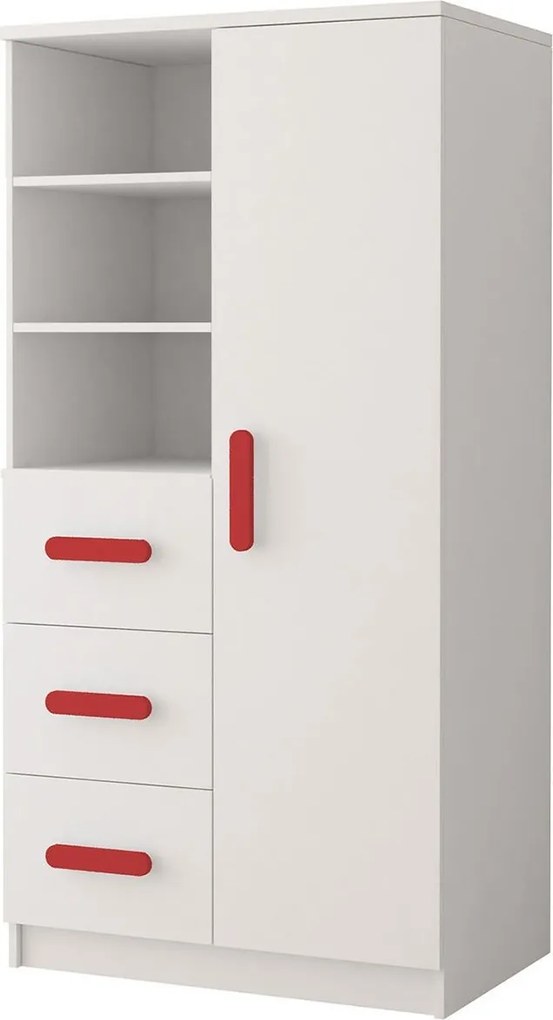 Regál SCOUT - biely (viac variant)