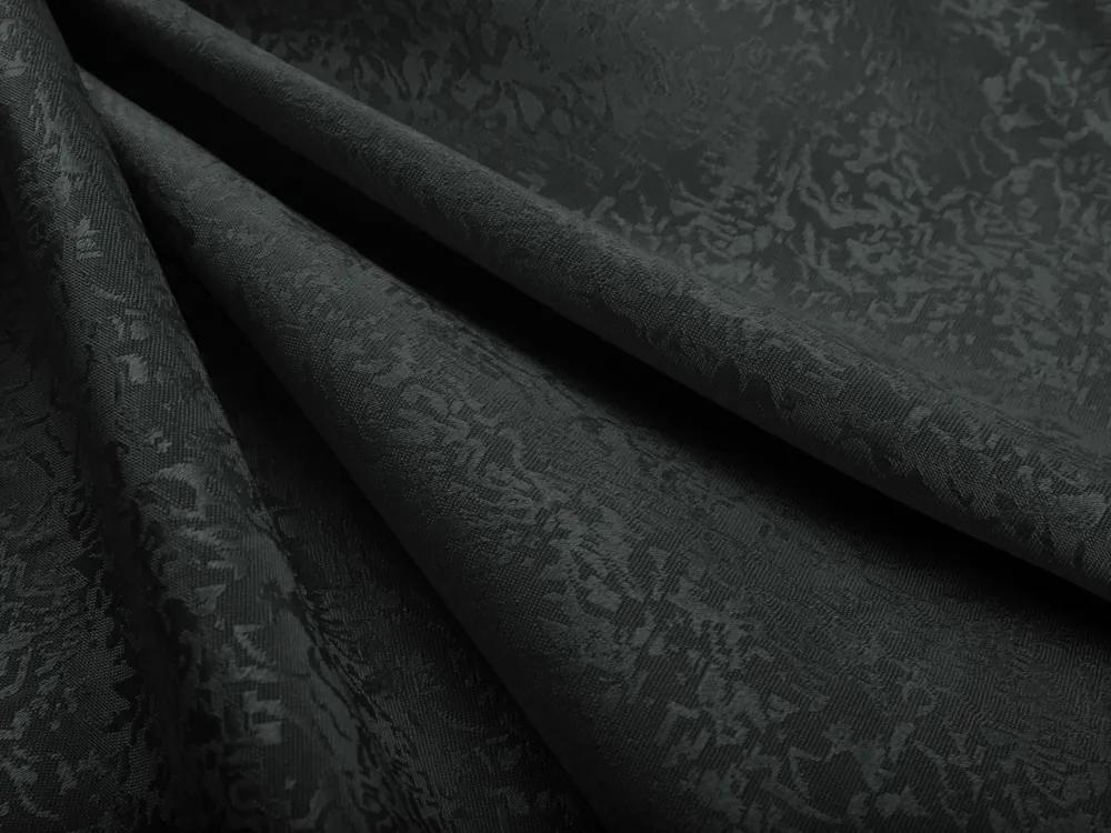 Biante Dekoračná obliečka na vankúš TF-046 Venezia čierna 30 x 50 cm