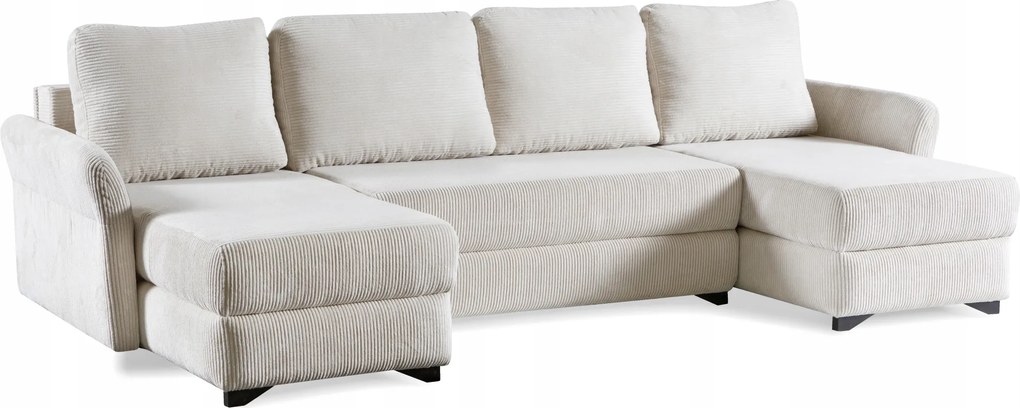 Rohová sedačka Axis Max U Veľká plocha na spanie DL kontajner 311 x 155 cm