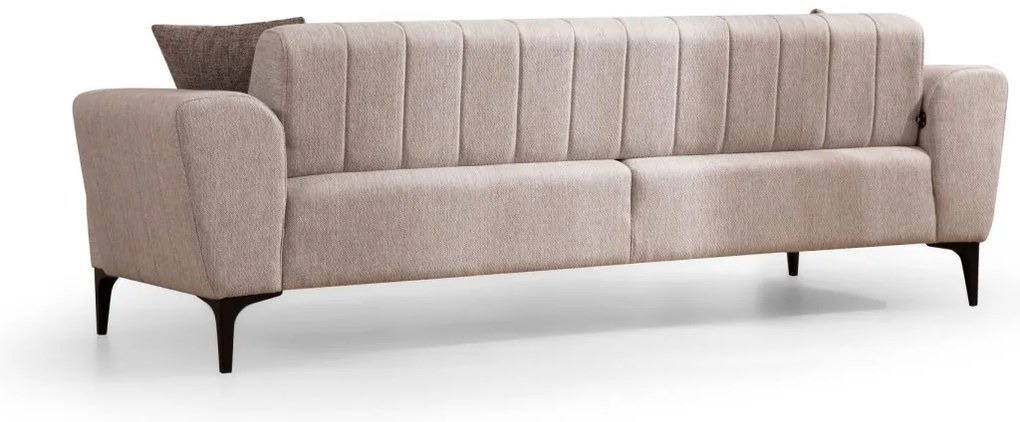 Třímístná rozkládací pohovka Hamlet 230 cm béžová