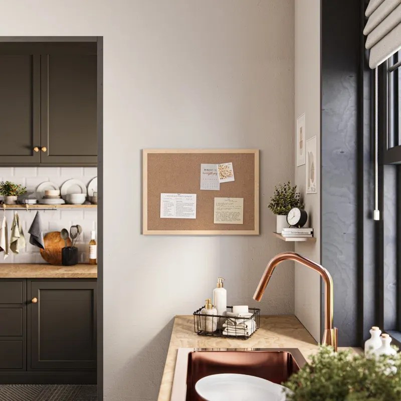 Toptabule.sk  Korková tabuľa v drevenom ráme + 9 farieb rámu 180x100 cm