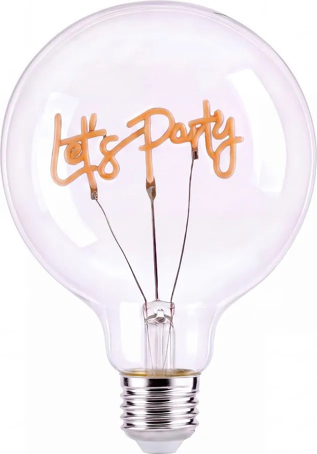 BRIGHT LIGHT LED Žiarovka "Let's Party" - ružová