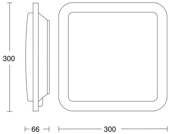Steinel 052539 - LED Stropné svietidlo so senzorom LED/9,5W/230V