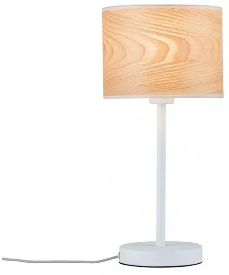 PAULMANN Stolová lampa NERDIC NETA, 1xE27, 20W, drevená