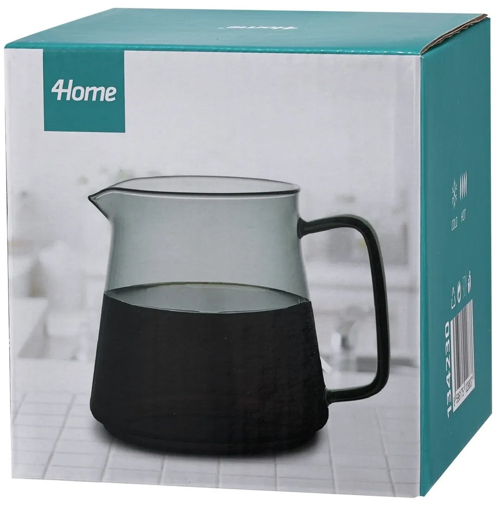 4Home Sklenená mliekovka Haze Hot&Cool 550 ml, 1 ks