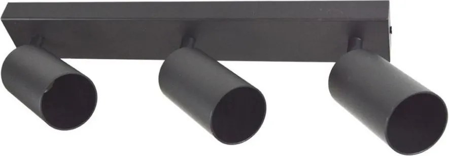 Bodové svietidlo FARGO 3xGU10/30W/230V čierna
