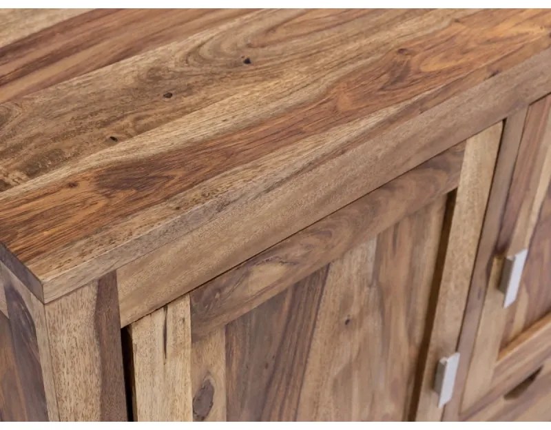 furniture-nabytek.cz - Masívna umývadlová skrinka Lagos z palisandrového dreva, lakovaná, hnedá