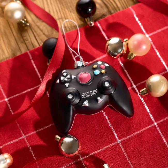 Vianočná ozdoba GLASSO herný ovládač 715037