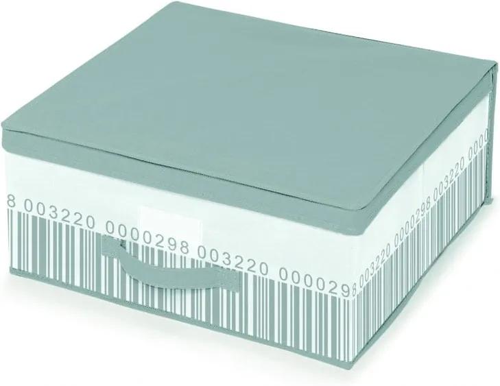 Zeleno-biely úložný box pod posteľ Cosatto Bright, 45 x 45 cm