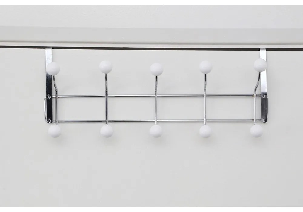 Kovový vešiak na dvere v striebornej farbe 40,5 cm Jaxen – Premier Housewares