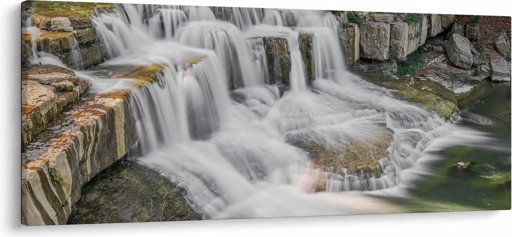 Obraz vodopádov (120x50 cm)