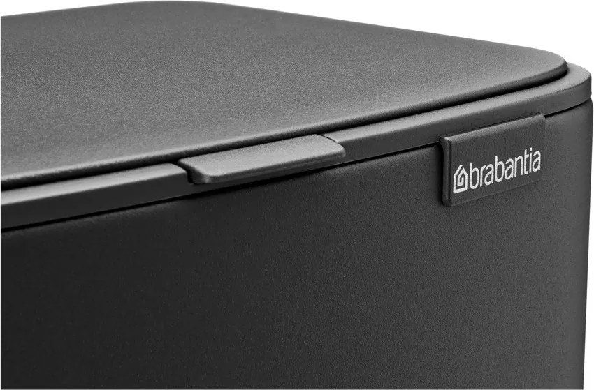 Tmavosivý pedálový oceľový odpadkový kôš 12 l Bo – Brabantia