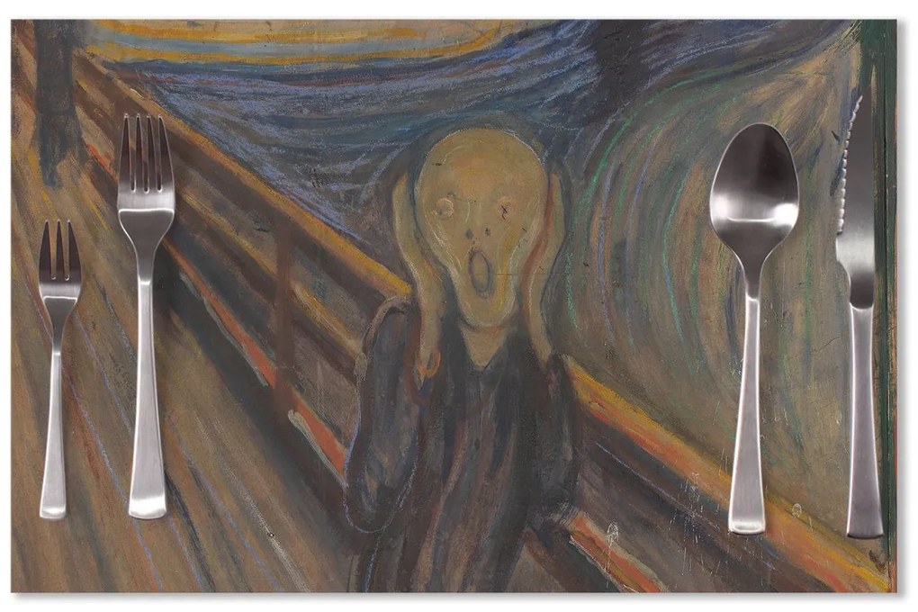 Sablio Prestieranie Výkrik - Edvard Munch: 40x30cm