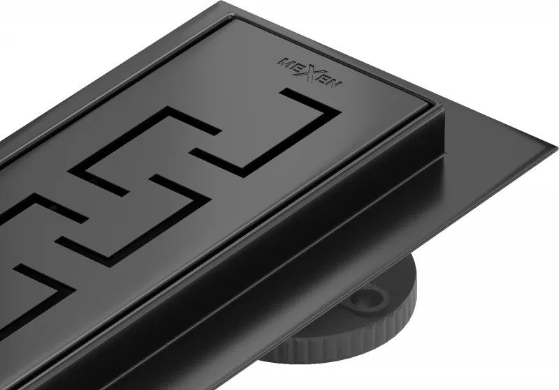 Mexen Flat M15 lineárny žľab 70 cm, čierny - 1724070-15