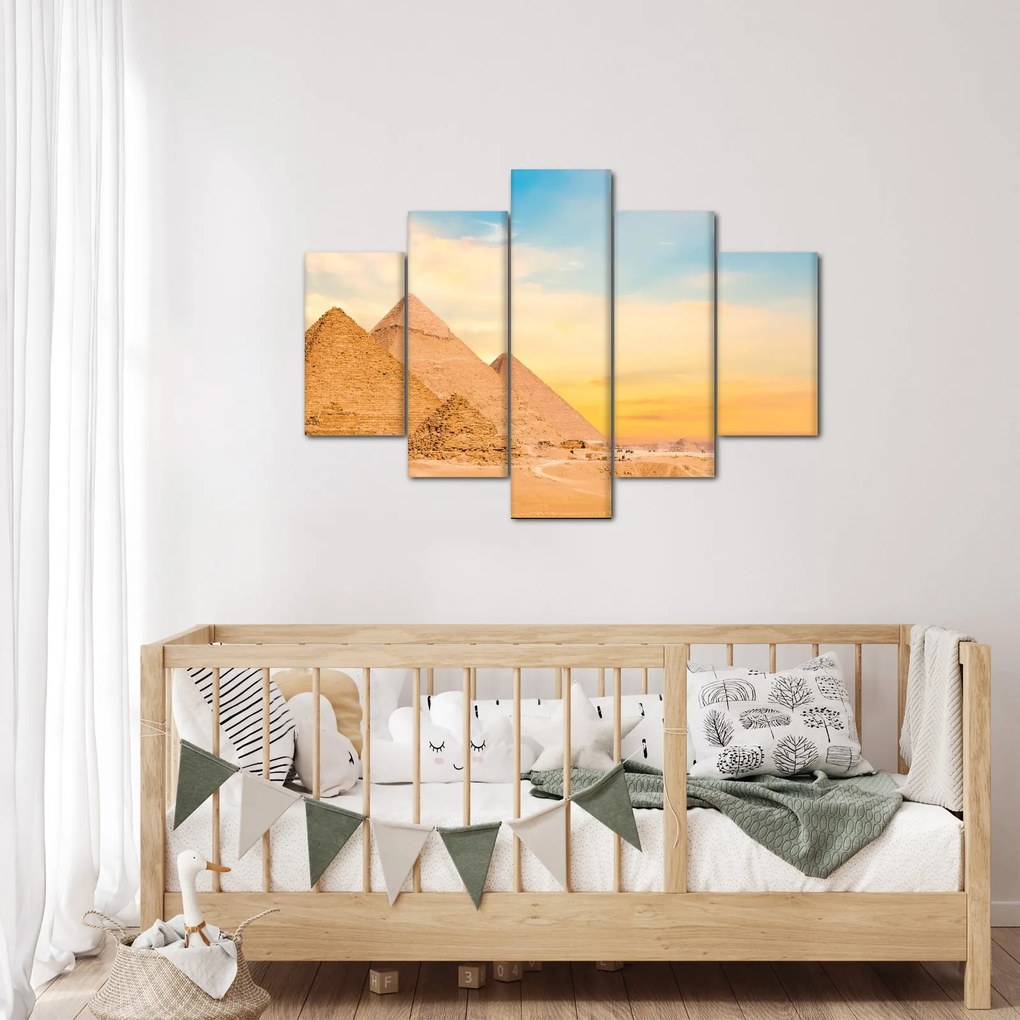 Obraz egyptských pyramíd (150x105 cm)