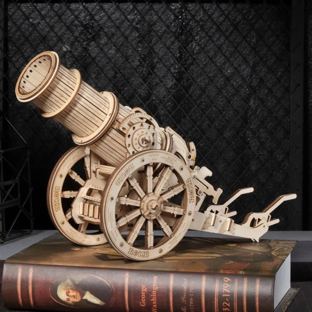 ROBOTIME Roker 3D drevené puzzle Stredoveké obliehacie dialo 158 ks