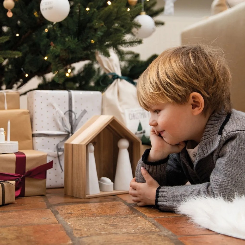 räder Drevený betlehem Nativity Scene