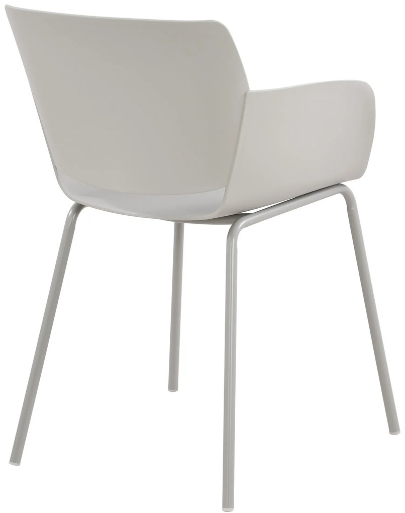 Design-Shop Set 2 stoličiek Alpena - svetlo šedá