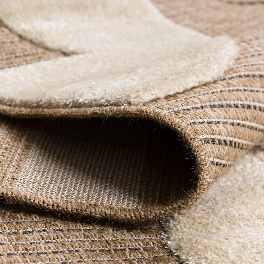 Dywany Łuszczów, Kusový koberec Spark 0696A beige/cream, 80x150, béžová, chodba / predsieň